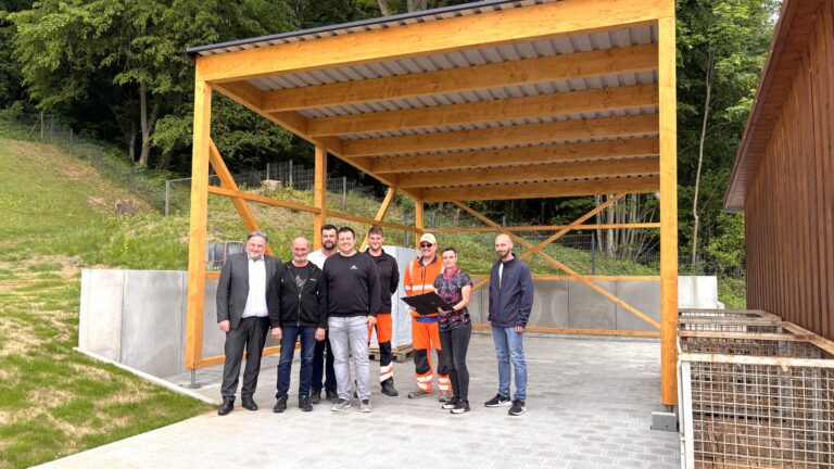 Neues Carport am Wasserwerk Teublitz fertiggestellt 3 (Foto - Thomas Stegerer)