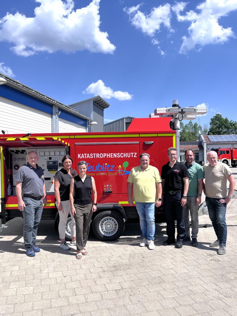 Neues Notstromaggregat für das Wasserwerk Teublitz (Foto - Julia Lösche)