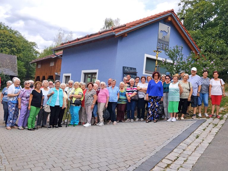 Fahrt zum Straußenhof Betz
