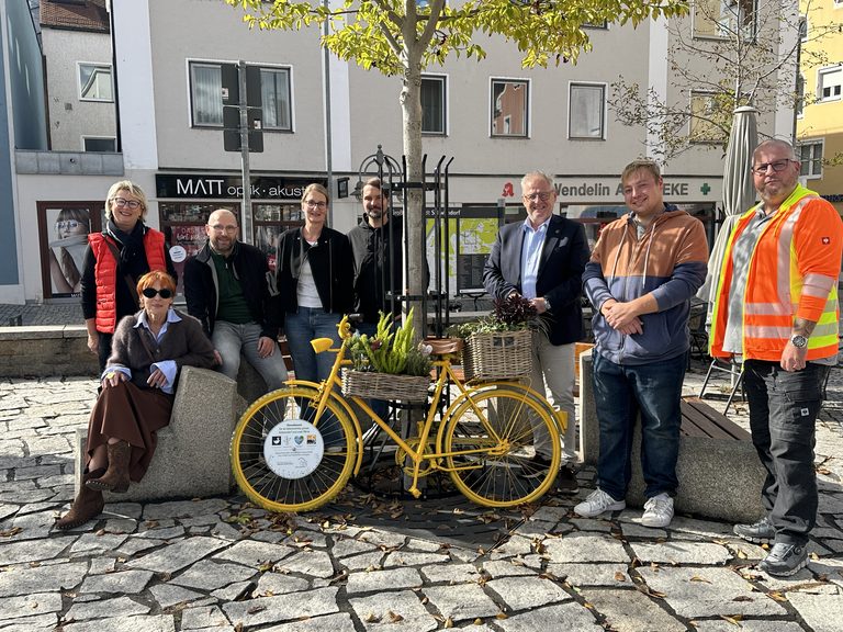 Bunte Fundräder für eine grüne Innenstadt_Foto Lara Schmaus