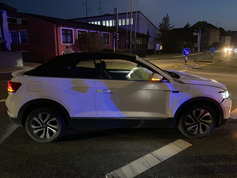 eines der unfallbeteiligten Fahrzeuge